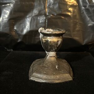 Elegant Silver Candle Holder